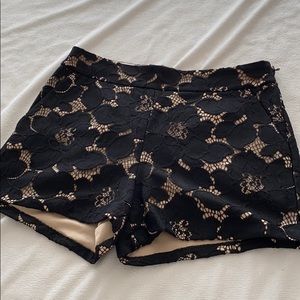 Express lace shorts